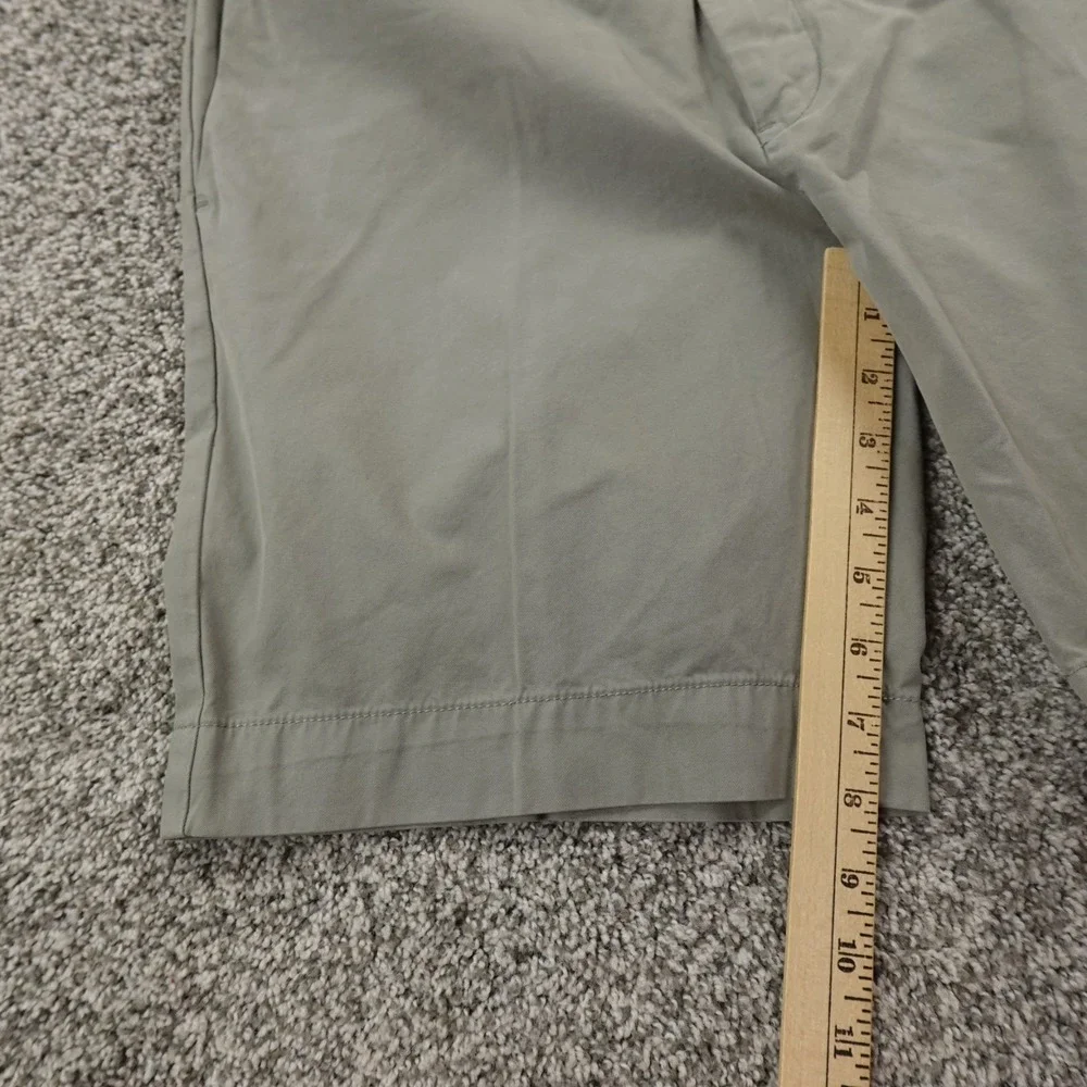 Polo Ralph Lauren Shorts Mens 33 Gray Straight Chino Golf Pima Cotton Preppy Dad